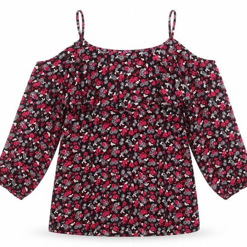 George Women’s Multicoloured Floral Cold Shoulder Blouse UK 10
