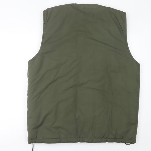 Rydale Men's Green XL Waistcoat Outdoor Full Zip Pockets Hunting Vest