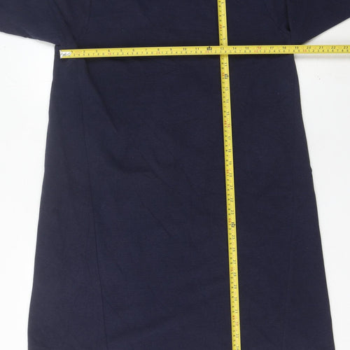Boden Women’s Blue Shift Dress Size 10 Knee Length 3/4 Sleeve