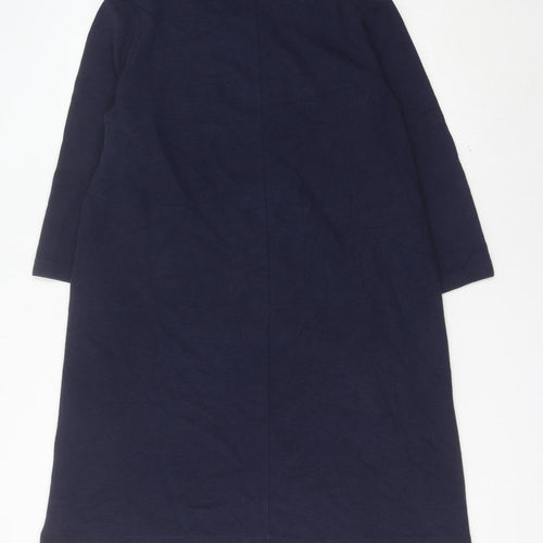 Boden Women’s Blue Shift Dress Size 10 Knee Length 3/4 Sleeve