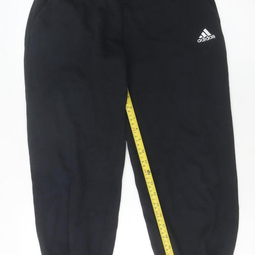 Adidas Womens Black Jogger Sweatpants Size 10 Regular Sportswear