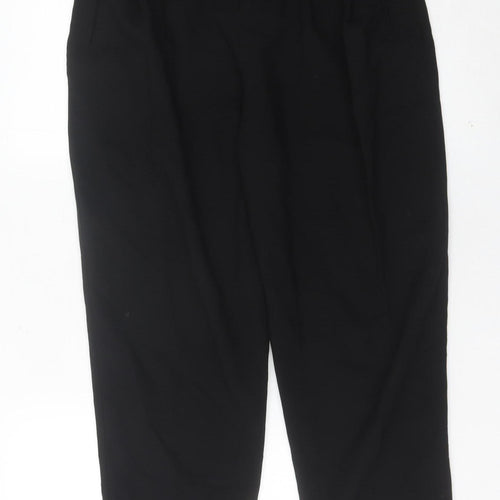 Mango Womens Black Size 8 Pleated High Rise Dress Pants