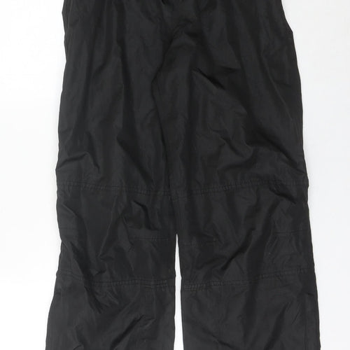 Mountain Warehouse Boys Black 13 Years Rain Trousers Waterproof