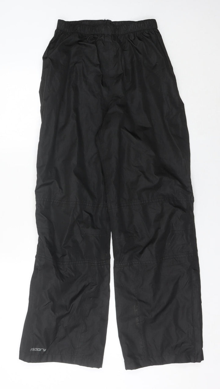 Mountain Warehouse Boys Black 13 Years Rain Trousers Waterproof
