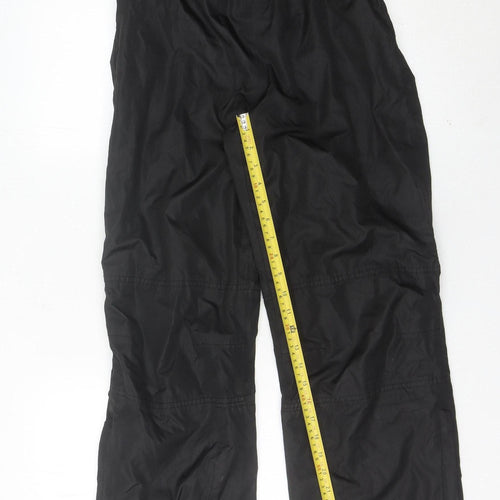 Mountain Warehouse Boys Black 13 Years Rain Trousers Waterproof