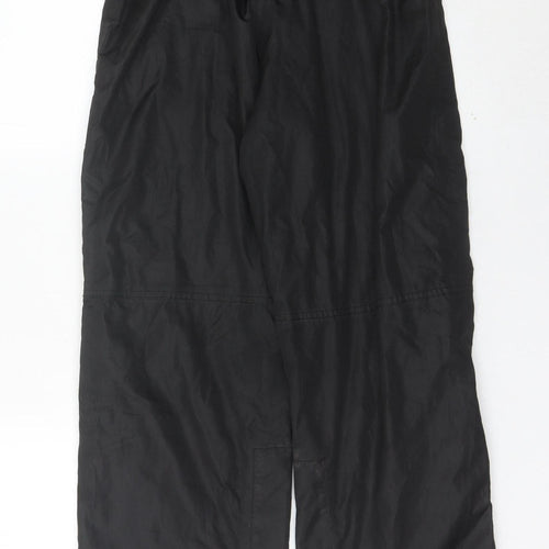 Mountain Warehouse Boys Black 13 Years Rain Trousers Waterproof