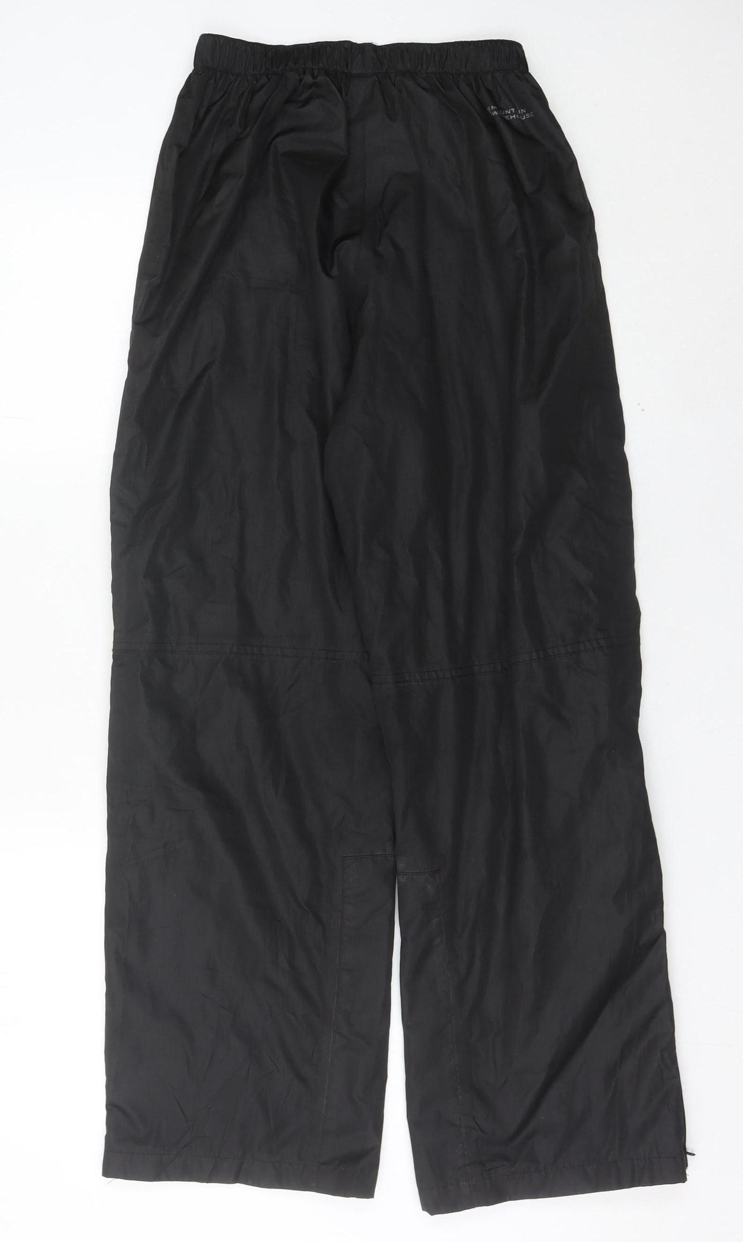 Mountain Warehouse Boys Black 13 Years Rain Trousers Waterproof