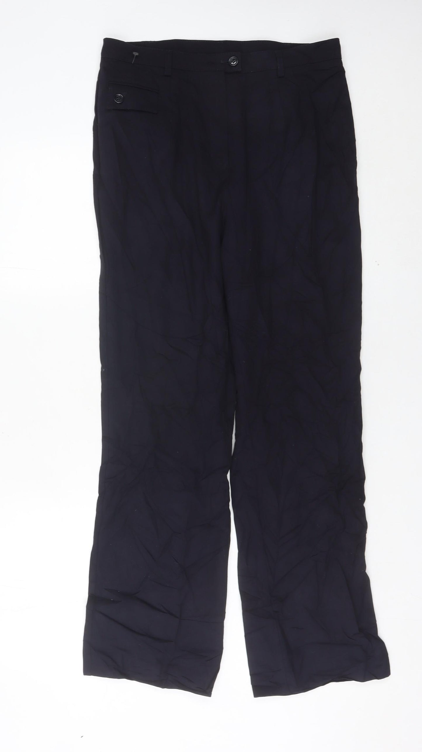 Marks & Spencer Womens Black Size 12 Dress Pants Work Trousers