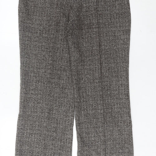 Debenhams Women’s Grey Check Dress Pants Trousers Size 10