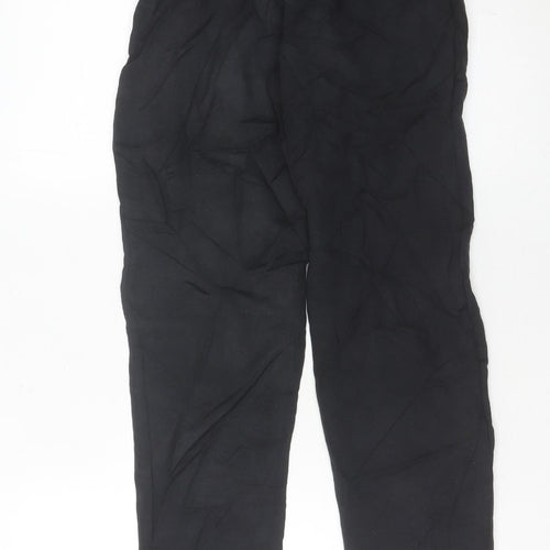 Adidas Womens XS Black Jogger Trousers Cotton Stretch