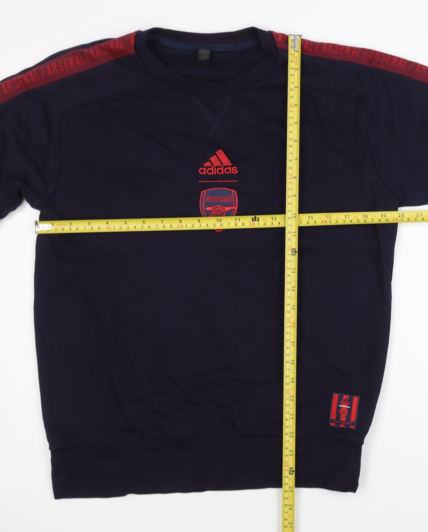 Adidas Arsenal Men’s Blue Medium Sweatshirt Pullover Logo Football