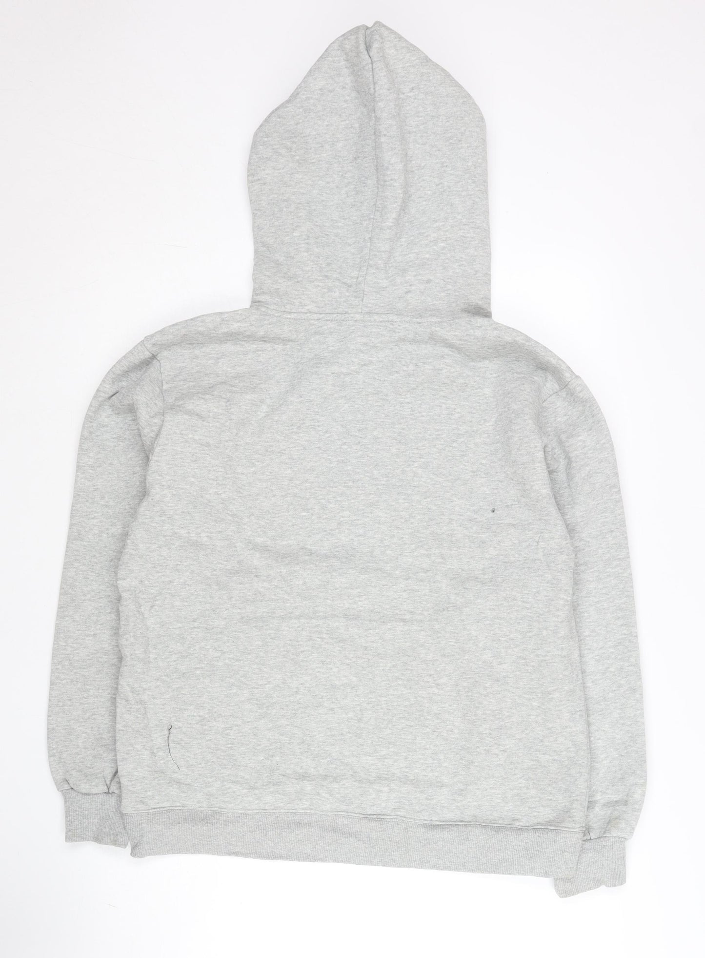 Champion Mens Grey Pullover Hoodie Medium Logo Embroidered Sweatshirt