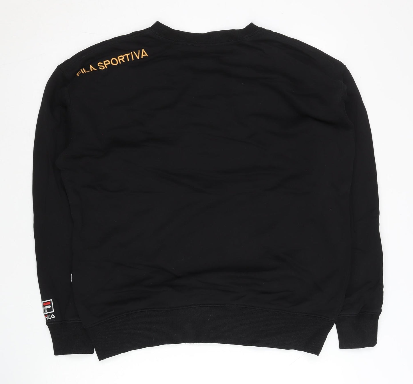 Fila Men’s Black Medium Crew Neck Pullover Sweatshirt