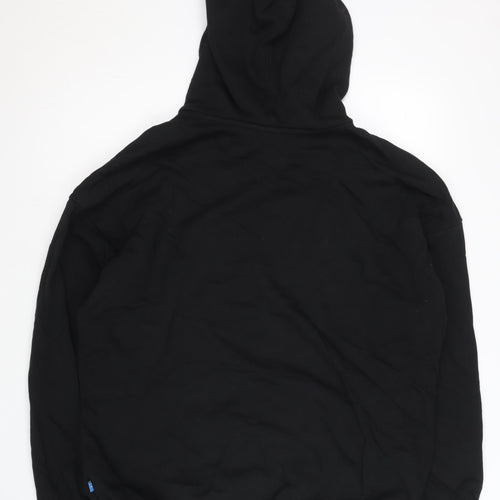 Adidas Men’s Black Pullover Hoodie S Logo Fleece Sportswear