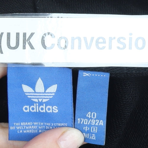 Adidas Men’s Black Pullover Hoodie S Logo Fleece Sportswear