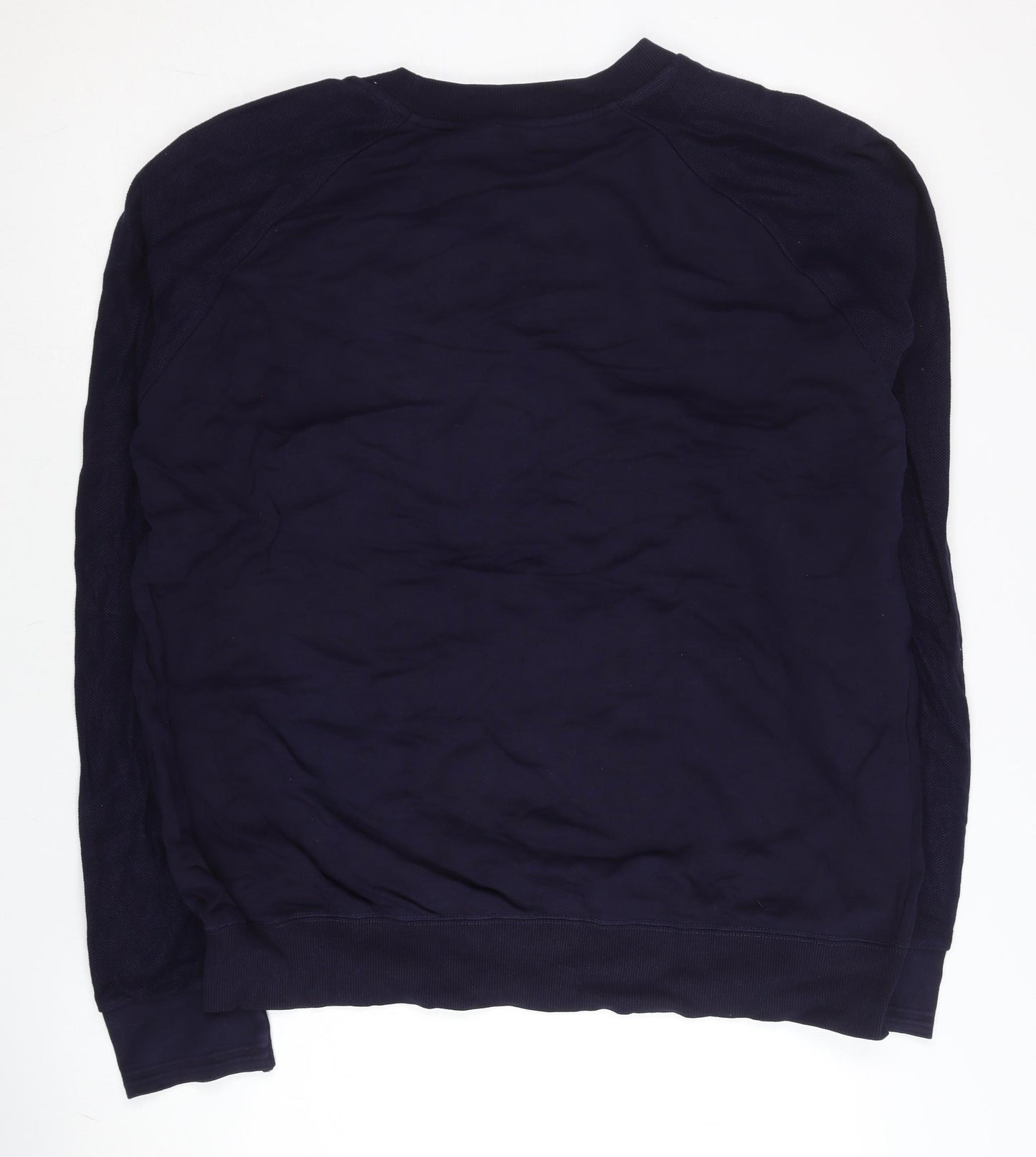 Puma Mens 2XL Blue Crew Neck Pullover Short Sleeve Sweatshirt