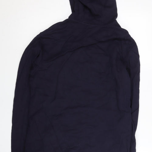 Fila Men’s Blue Pullover Hoodie Small Regular Fit Logo Sportswear