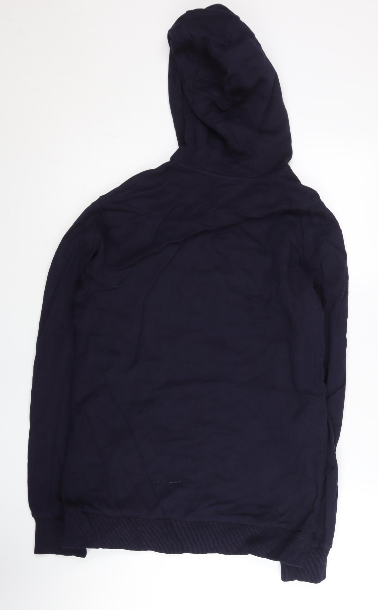 Fila Men’s Blue Pullover Hoodie Small Regular Fit Logo Sportswear