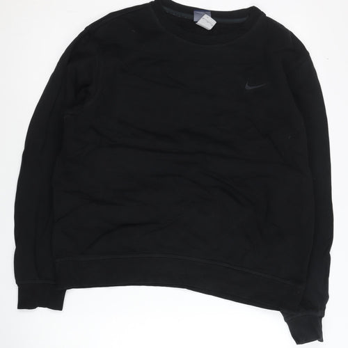 Nike Mens Black XL Pullover Sweatshirt Crew Neck Long Sleeve