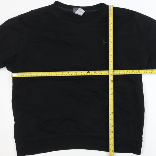 Nike Mens Black XL Pullover Sweatshirt Crew Neck Long Sleeve