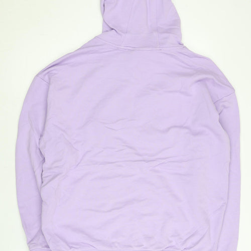 Fila Men’s Purple Hoodie M Pullover Logo Sports Casual Sweatshirt