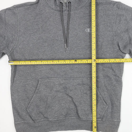 Champion Men’s Grey Pullover Hoodie M Athletic Fleece
