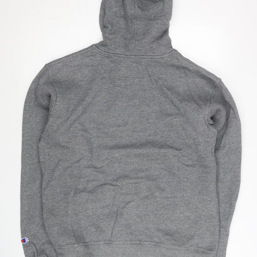 Champion Men’s Grey Pullover Hoodie M Athletic Fleece