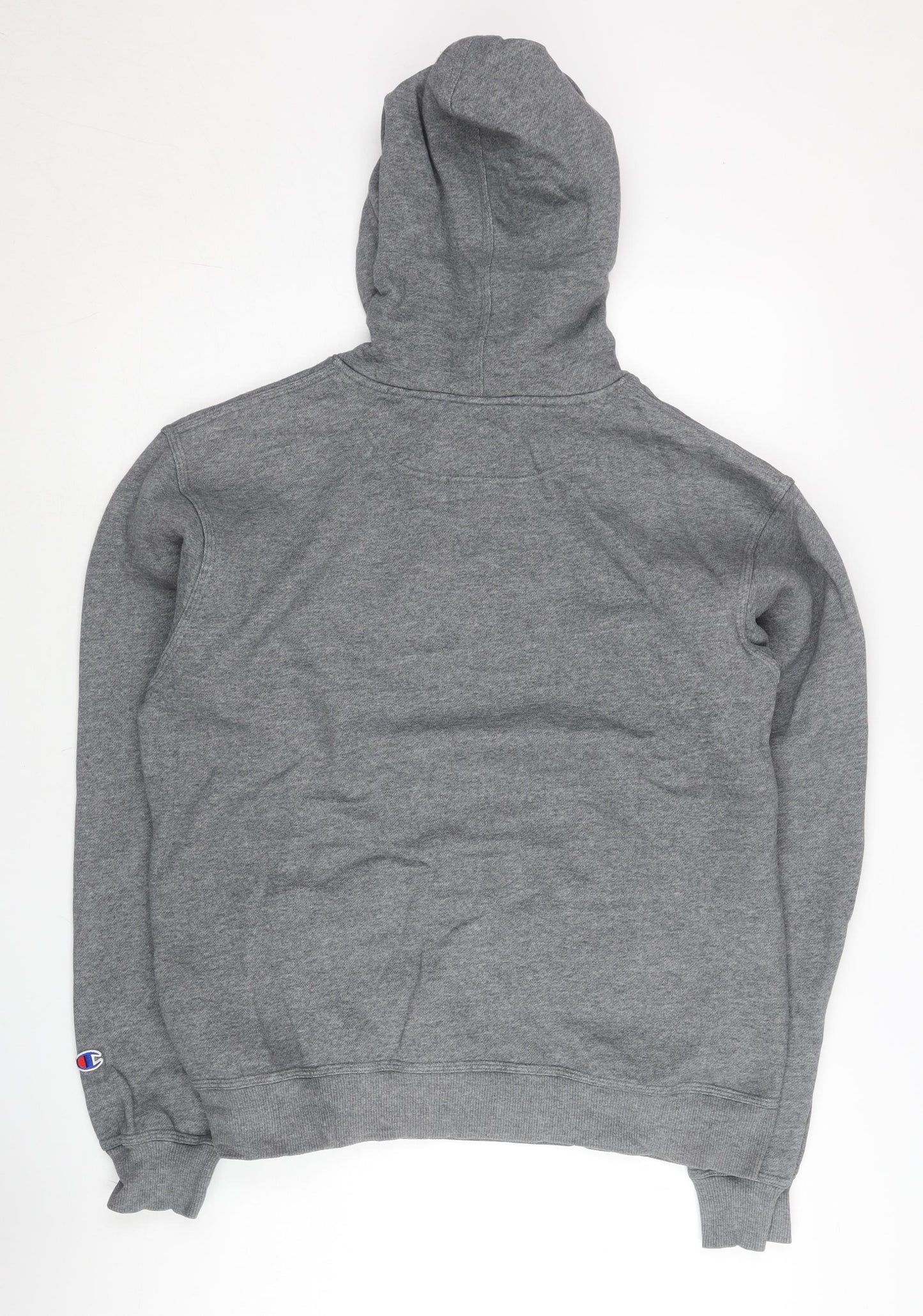Champion Men’s Grey Pullover Hoodie M Athletic Fleece