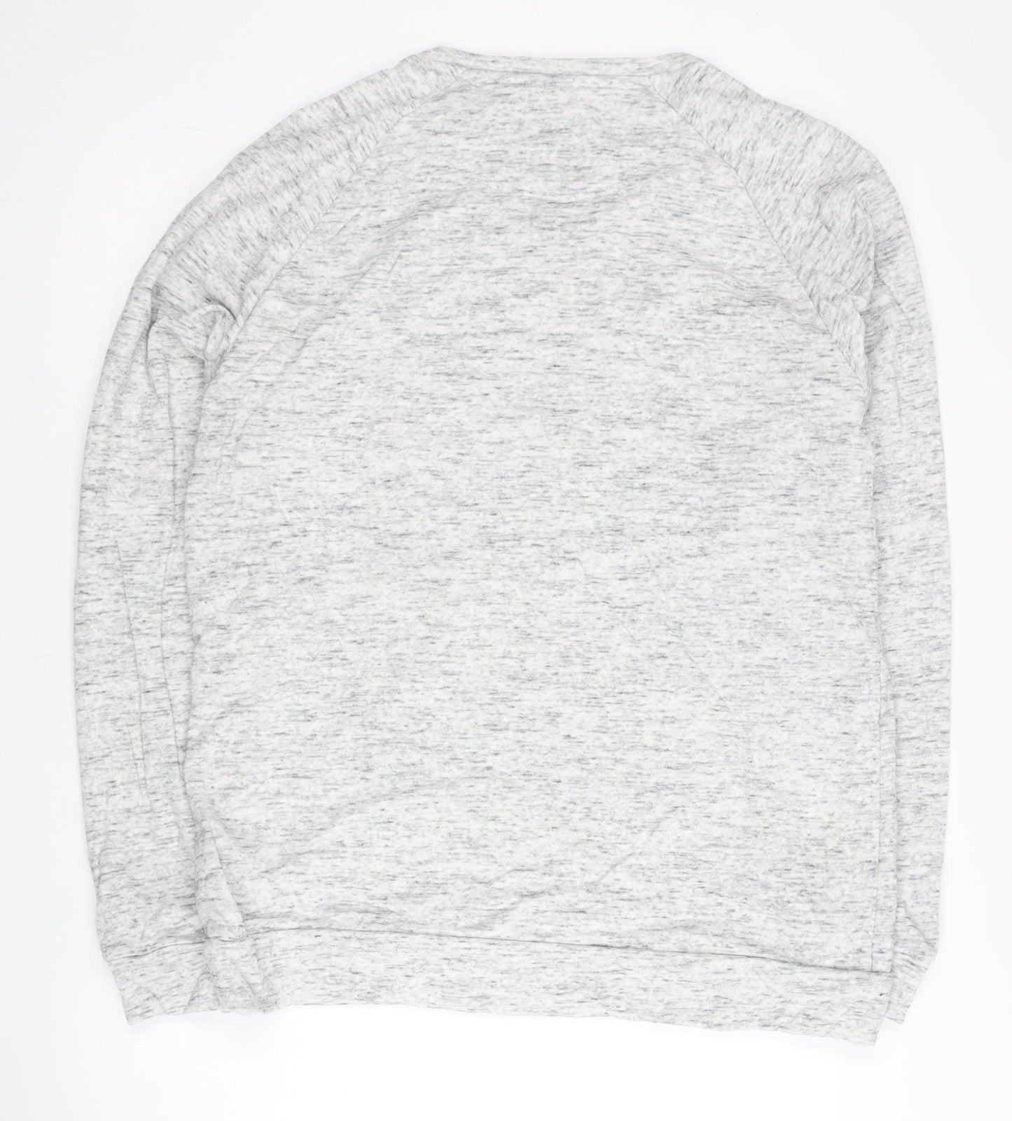 Adidas Neo Men’s Grey Logo Sweatshirt L Pullover Crew Neck
