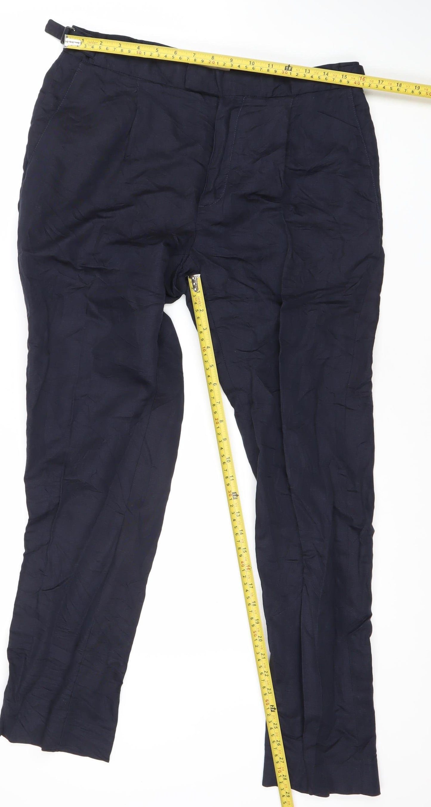 Reiss Men’s Blue Slim Fit Dress Pants Trousers Waist 32”