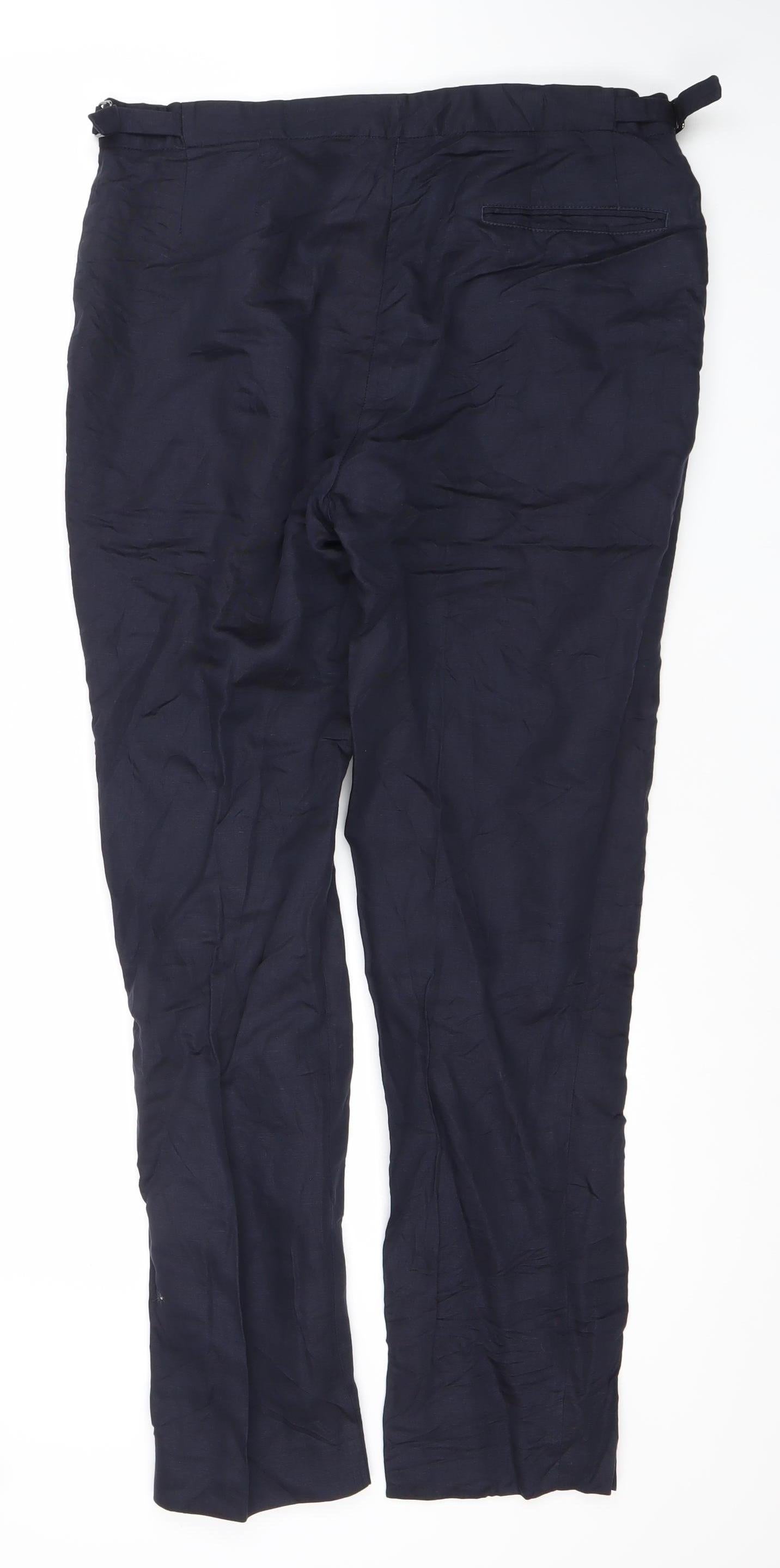 Reiss Men’s Blue Slim Fit Dress Pants Trousers Waist 32”