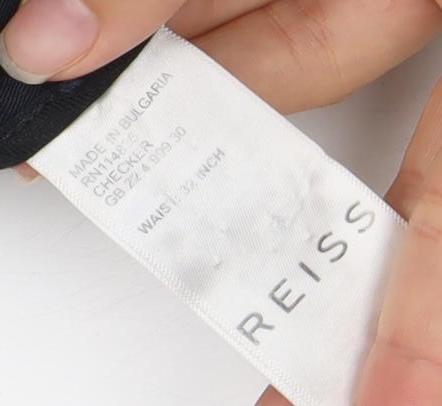 Reiss Men’s Blue Slim Fit Dress Pants Trousers Waist 32”