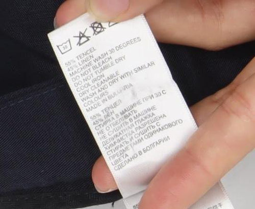 Reiss Men’s Blue Slim Fit Dress Pants Trousers Waist 32”