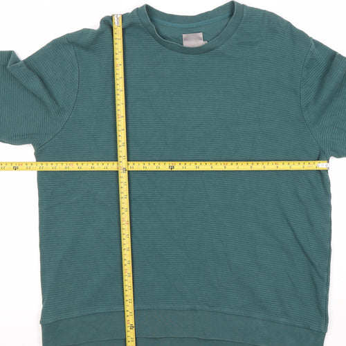 A-FRAME Men’s Green XL Pullover Sweatshirt Crew Neck Cotton
