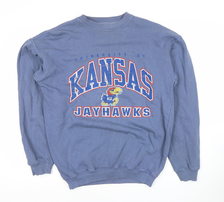 Cheyenne River Men’s Blue Small Kansas Jayhawks Sweatshirt Pullover