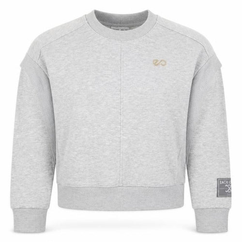 Each x Other Women Grey Small Crew Neck Sweatshirt Logo Detail
