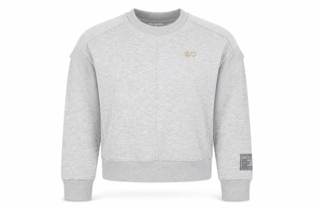 Each x Other Women Grey Small Crew Neck Sweatshirt Logo Detail