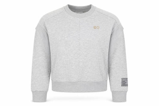 Each x Other Women Grey Small Crew Neck Sweatshirt Logo Detail