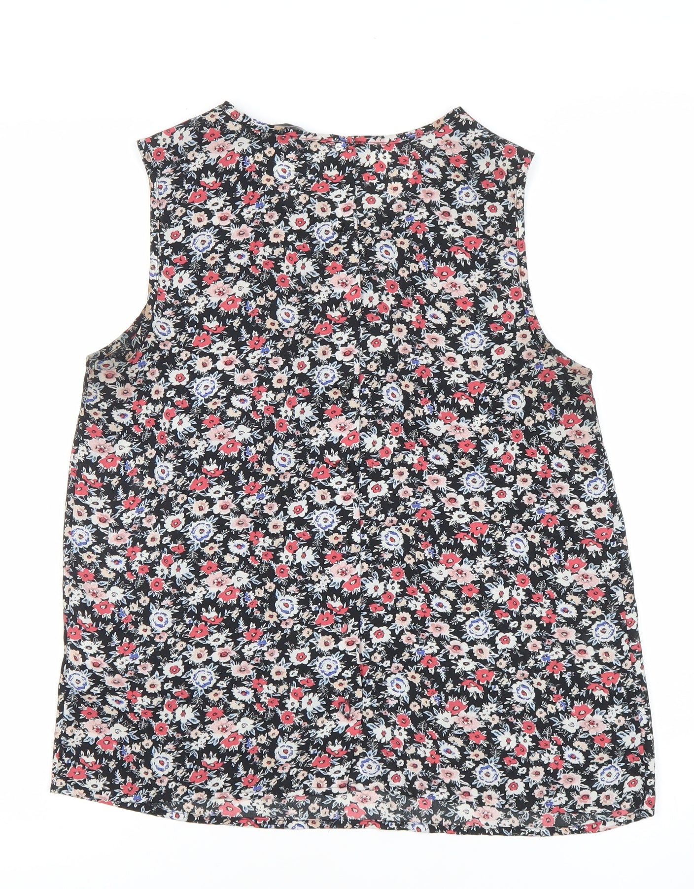 New Look Womens Multicoloured Floral Sleeveless Tank Top Size 8