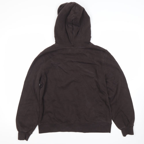 Marks and Spencer Womens Black XS Pullover Hoodie Brooklyn Logo