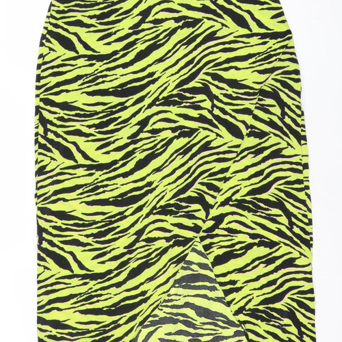 Miss Selfridge Women’s Multicoloured Animal Print Skirt UK 12