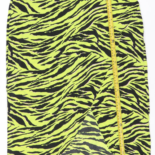 Miss Selfridge Women’s Multicoloured Animal Print Skirt UK 12