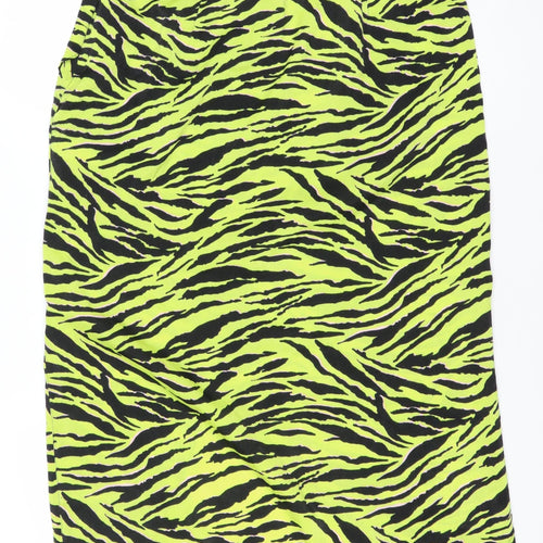 Miss Selfridge Women’s Multicoloured Animal Print Skirt UK 12