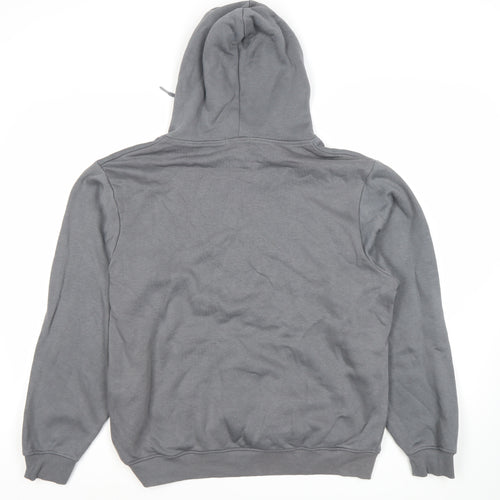 PrettyLittleThing Women’s Grey Pullover Hoodie Size M Relaxed Fit
