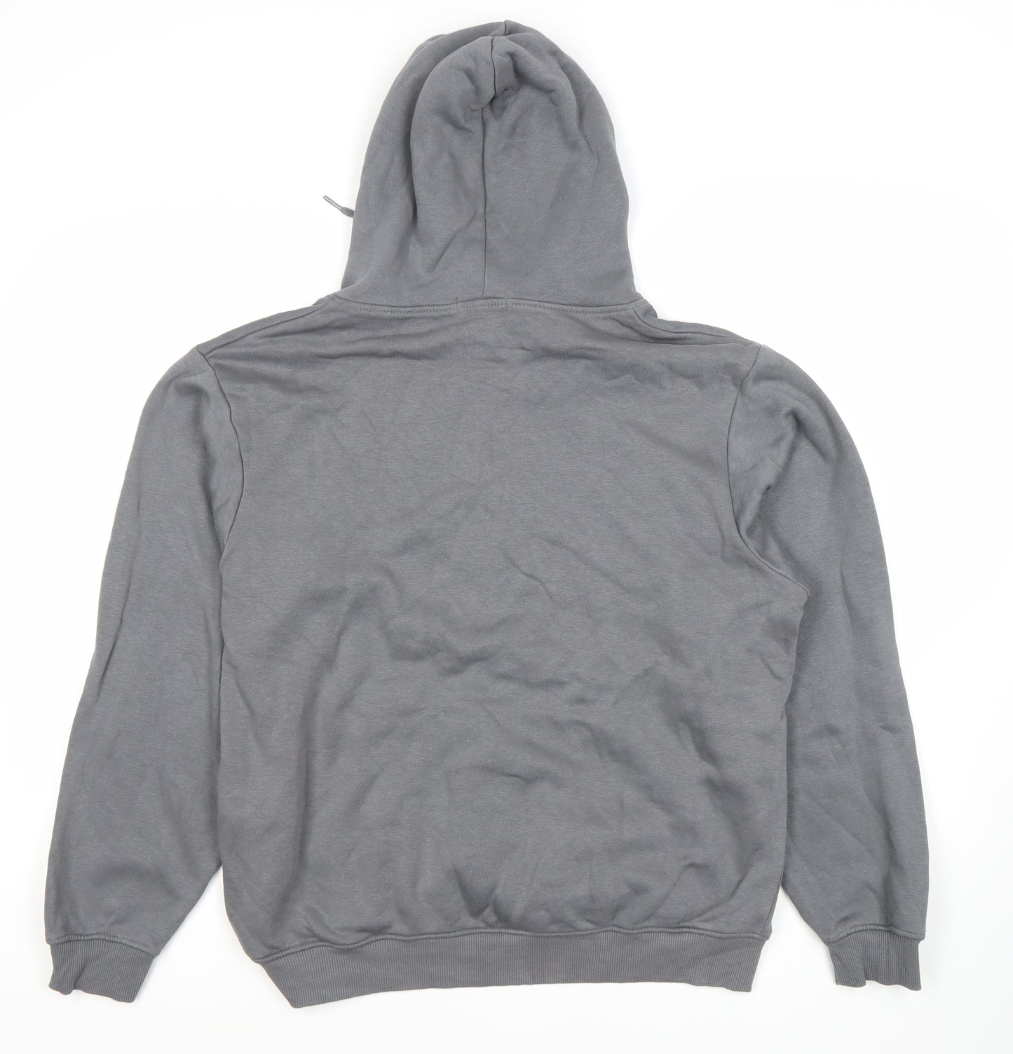 PrettyLittleThing Women’s Grey Pullover Hoodie Size M Relaxed Fit