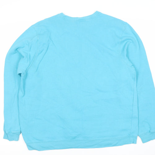Disney Women Blue Minnie Mouse XXL Sweatshirt Crew Neck Pullover