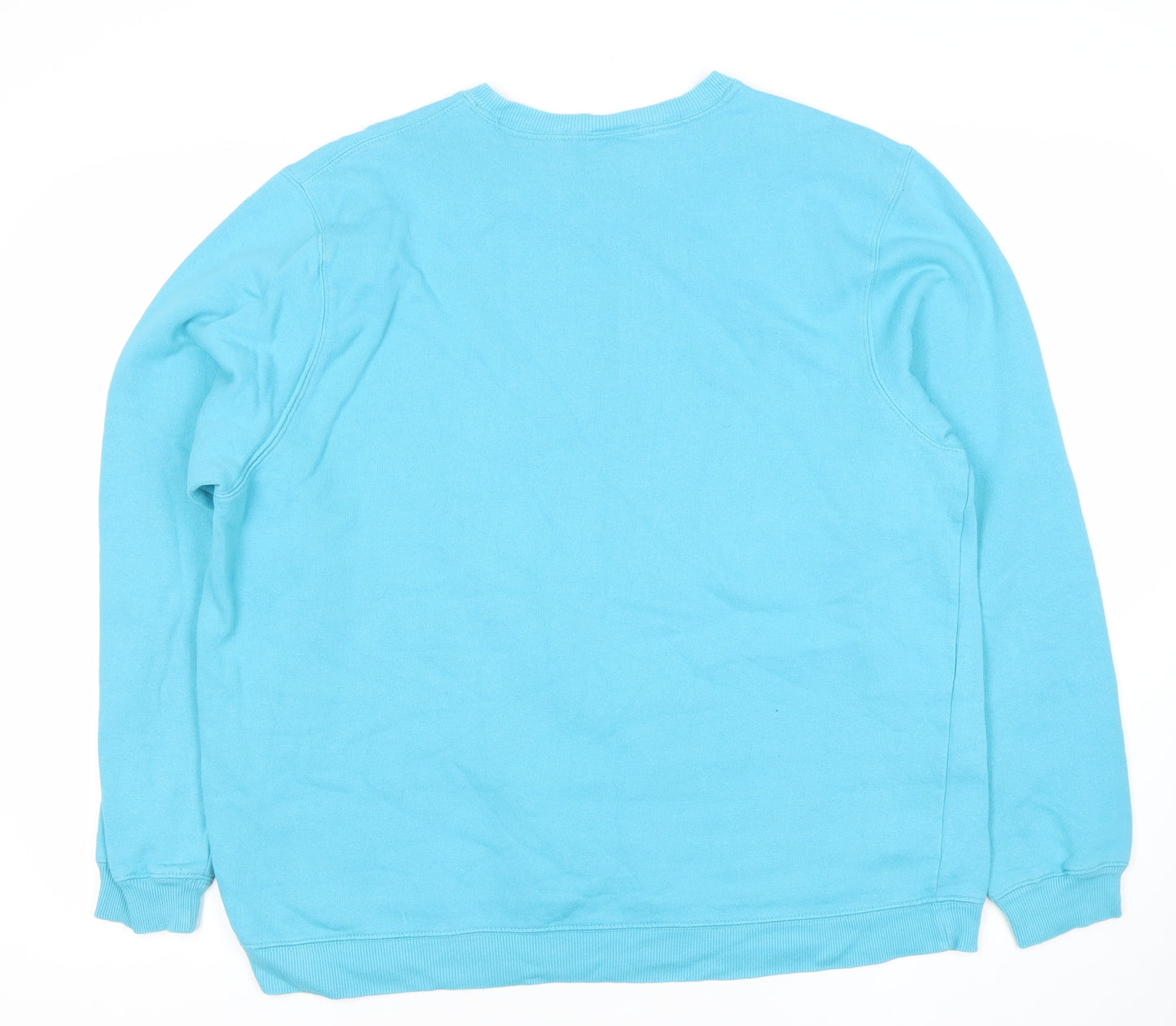 Disney Women Blue Minnie Mouse XXL Sweatshirt Crew Neck Pullover