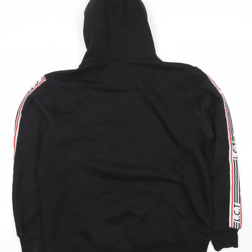 LASTCO Men’s Black Pullover Hoodie Size M with Logo