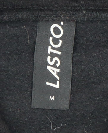 LASTCO Men’s Black Pullover Hoodie Size M with Logo