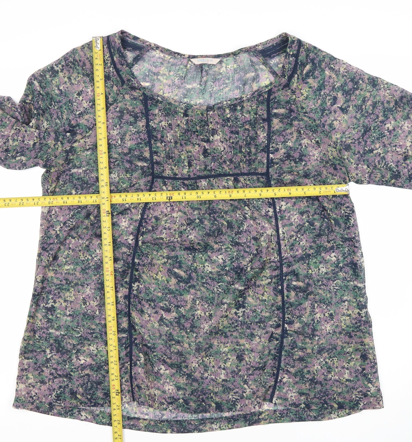 Marks and Spencer Womens Multicoloured Floral Tunic Blouse UK 16